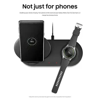 Încărcător Wireless Docking Station 2 in 1 Pentru Samsung Galaxy Nota 9 Telefonul Mobil Stand de Încărcare Rapidă pentru Samsung Galaxy Watch
