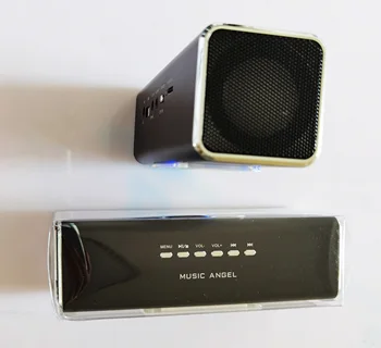 Înger muzica Originală MAUK5B Ecran LCD Activ FM Audio USB MP3 Portabil Mini Difuzor cu SD/TF