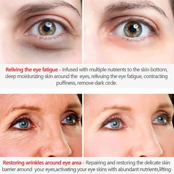 șase peptide crema de ochi ser gel eyebag remover occhiaie rimpel verwijderen anti wallen cerne creme yeux visage pufy crema ojos