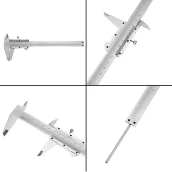 Șubler cu Vernier 0-150 mm 0.02 mm, din Metal, Etriere Ecartament Instrumente de Măsurare Micrometru Plăcintă De Rey Paquimetro Instrumente de Măsurare